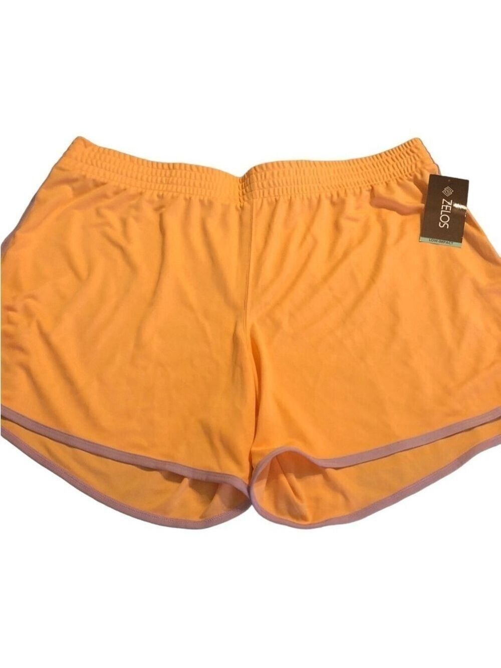 Zelos Low Impact 4.5” Athletic Shorts, Melon and Purple, Size 1X NWT